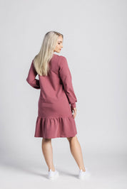 Poppy Dress, Mauve