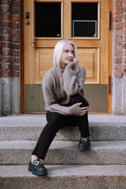 Robin Mohair Knit, Smoky Taupe