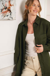Savanna Shirt, Olive Green