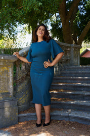 Vivienne Dress, Teal