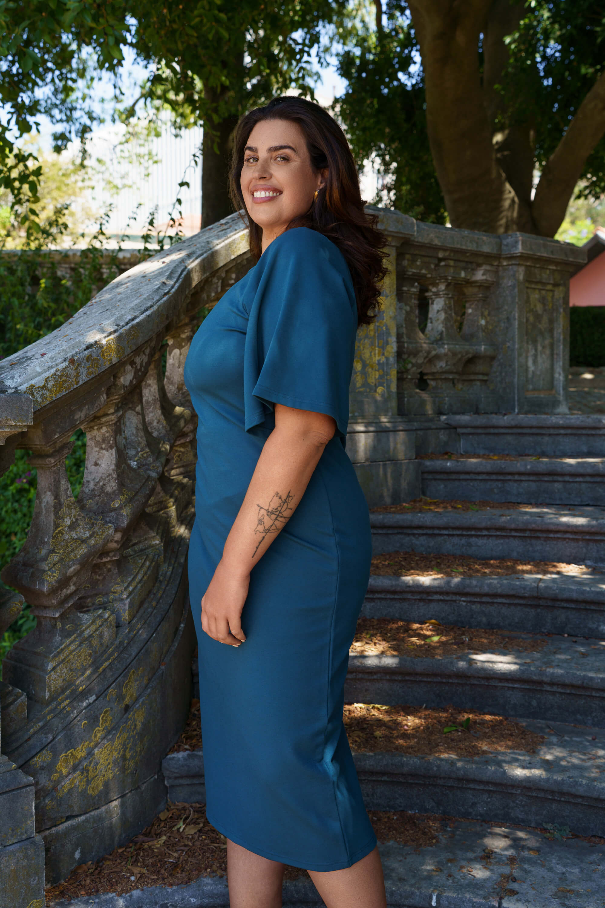 Vivienne Dress, Teal