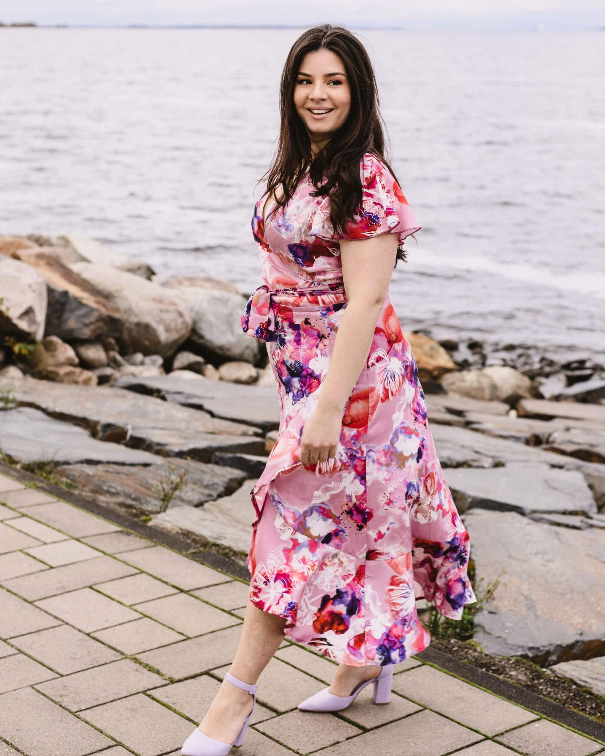 Annika Dress, Coral Reef