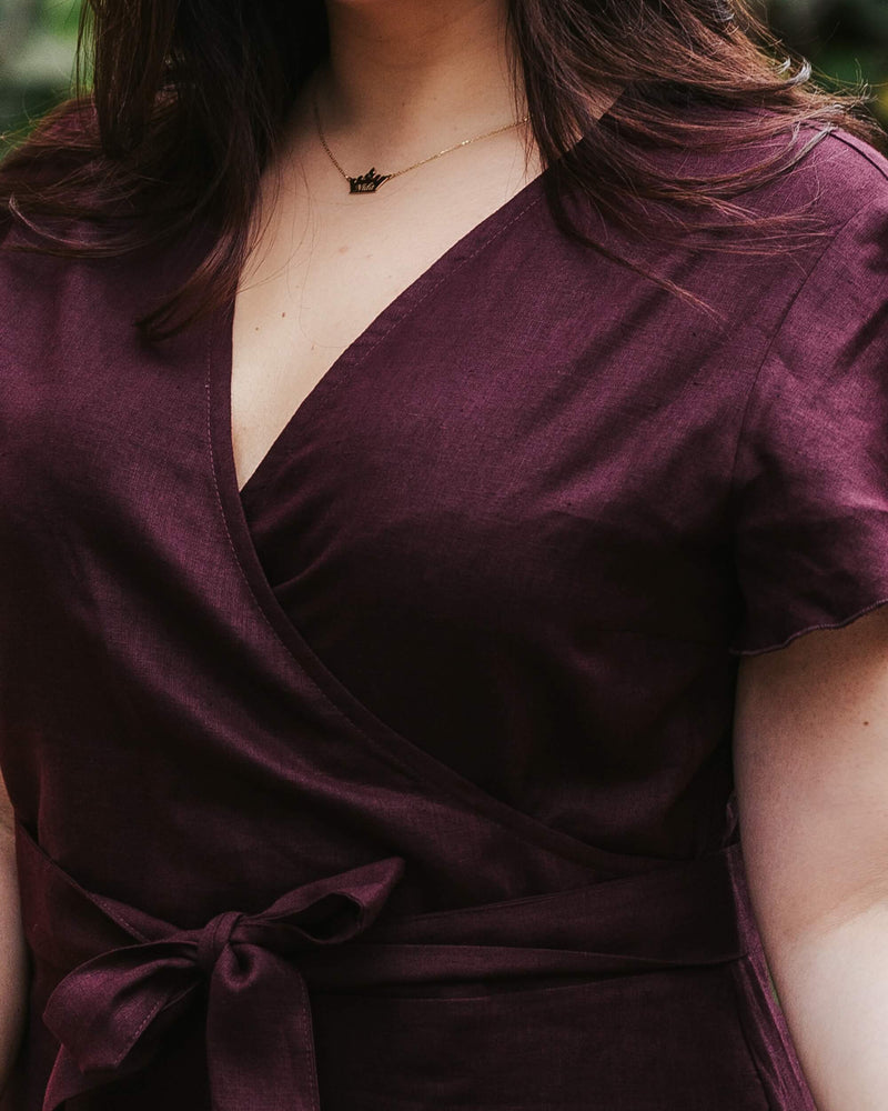 Annika Dress, Merlot