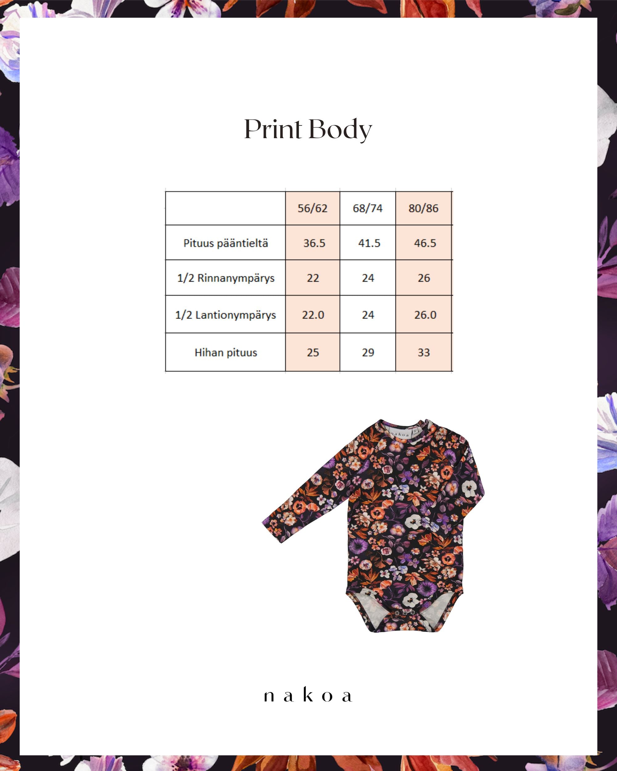 Print Body, Violettes