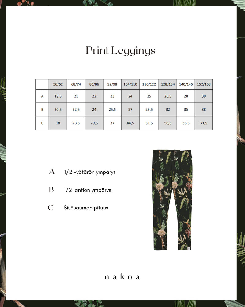 Print Leggings, Mockingbird