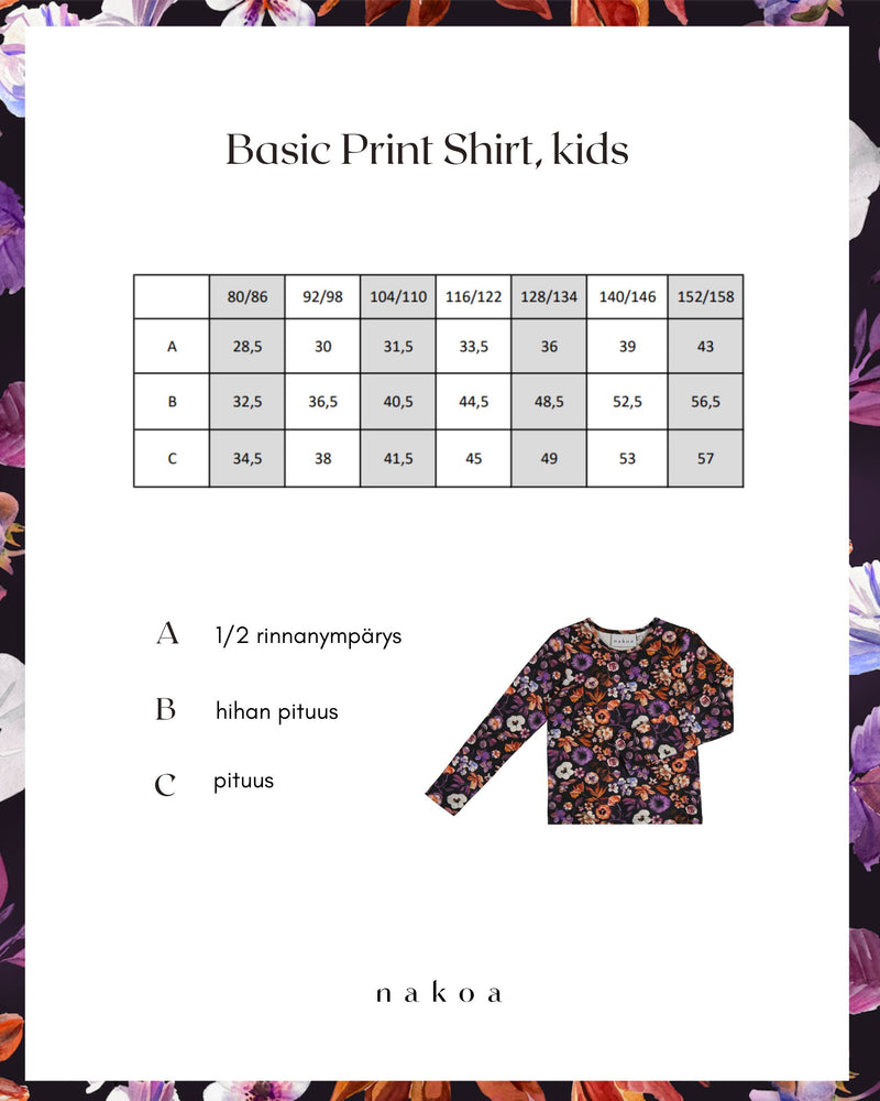 Basic Print Shirt, Coco Leo