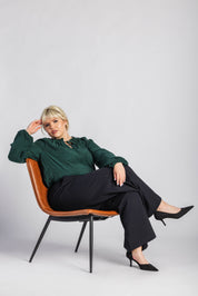 Paloma Blouse, Emerald