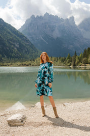 Poppy Dress, Blue Iris