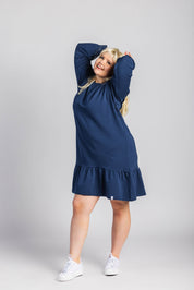 Poppy Dress, Dark Cobalt