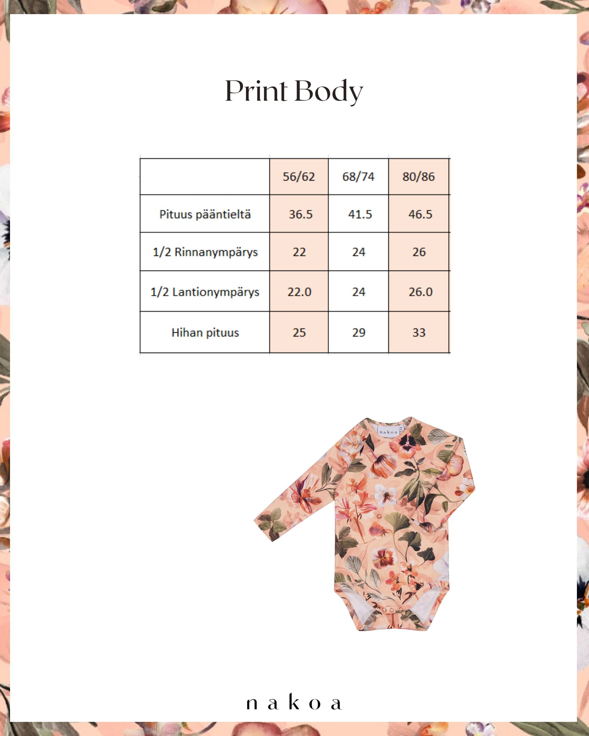 Print Body, Siesta