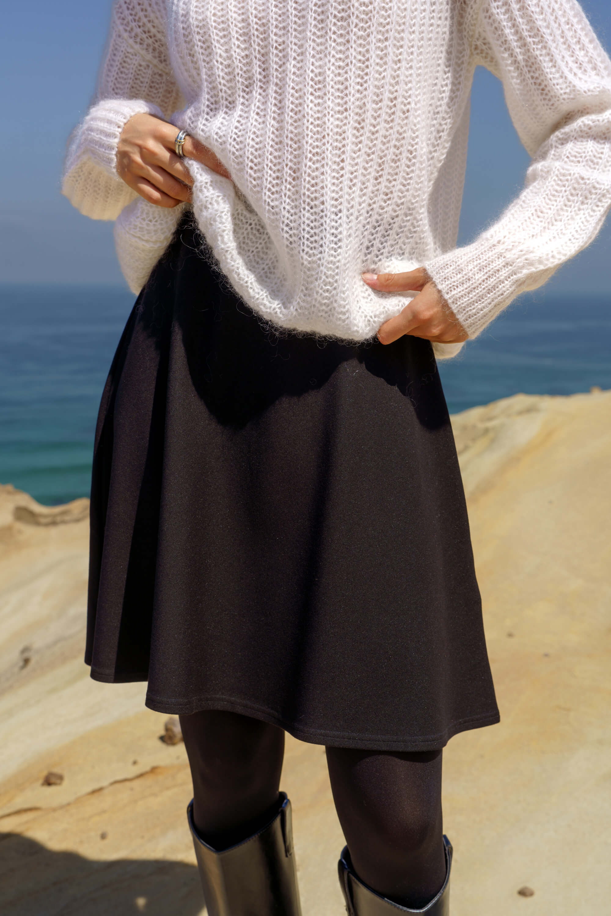 Robin Mohair Knit, Snow