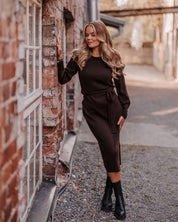 Leona Dress, Espresso