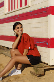 Savanna Top, Burnt Orange