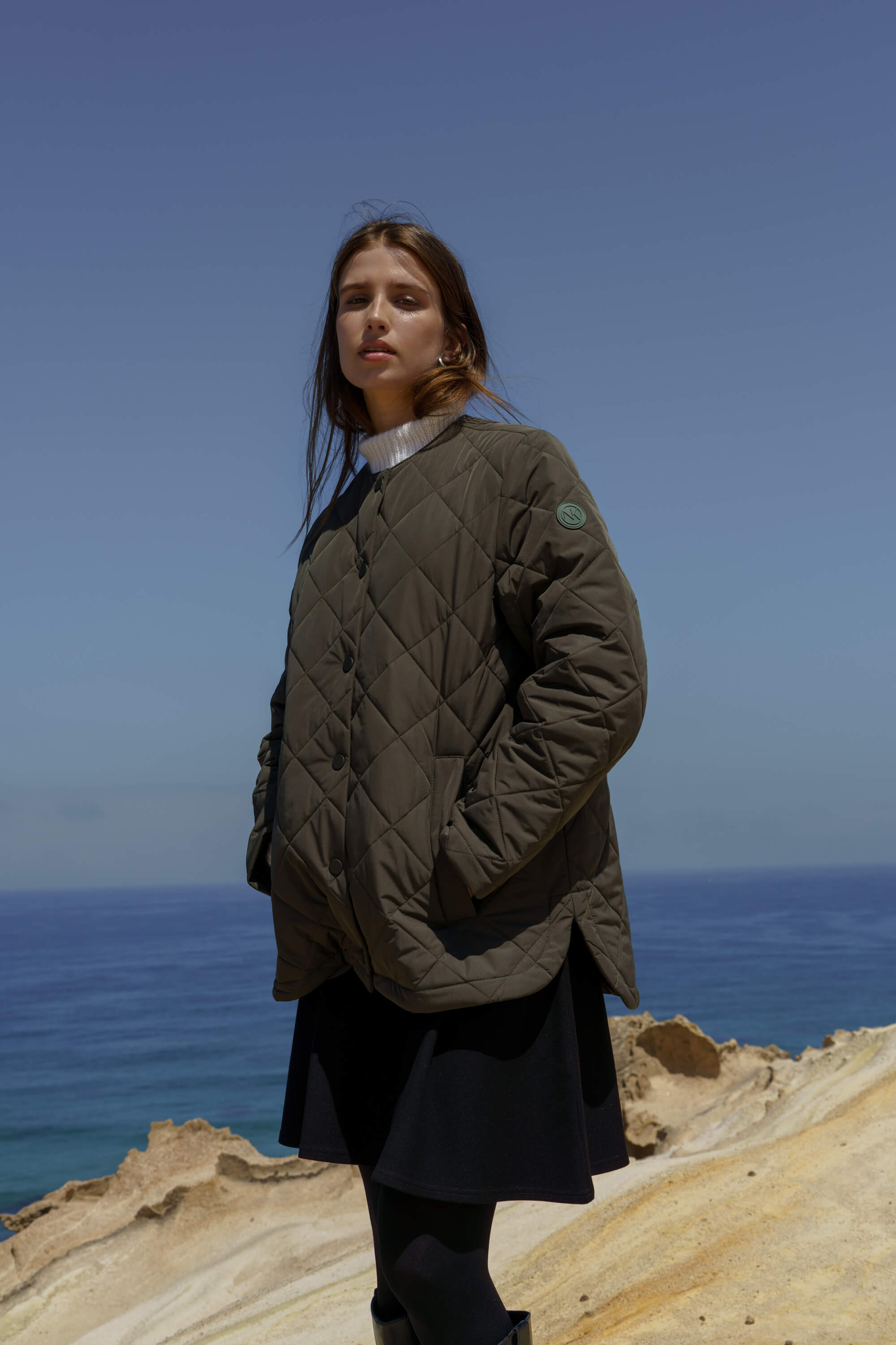 Abby Jacket, Olive Green