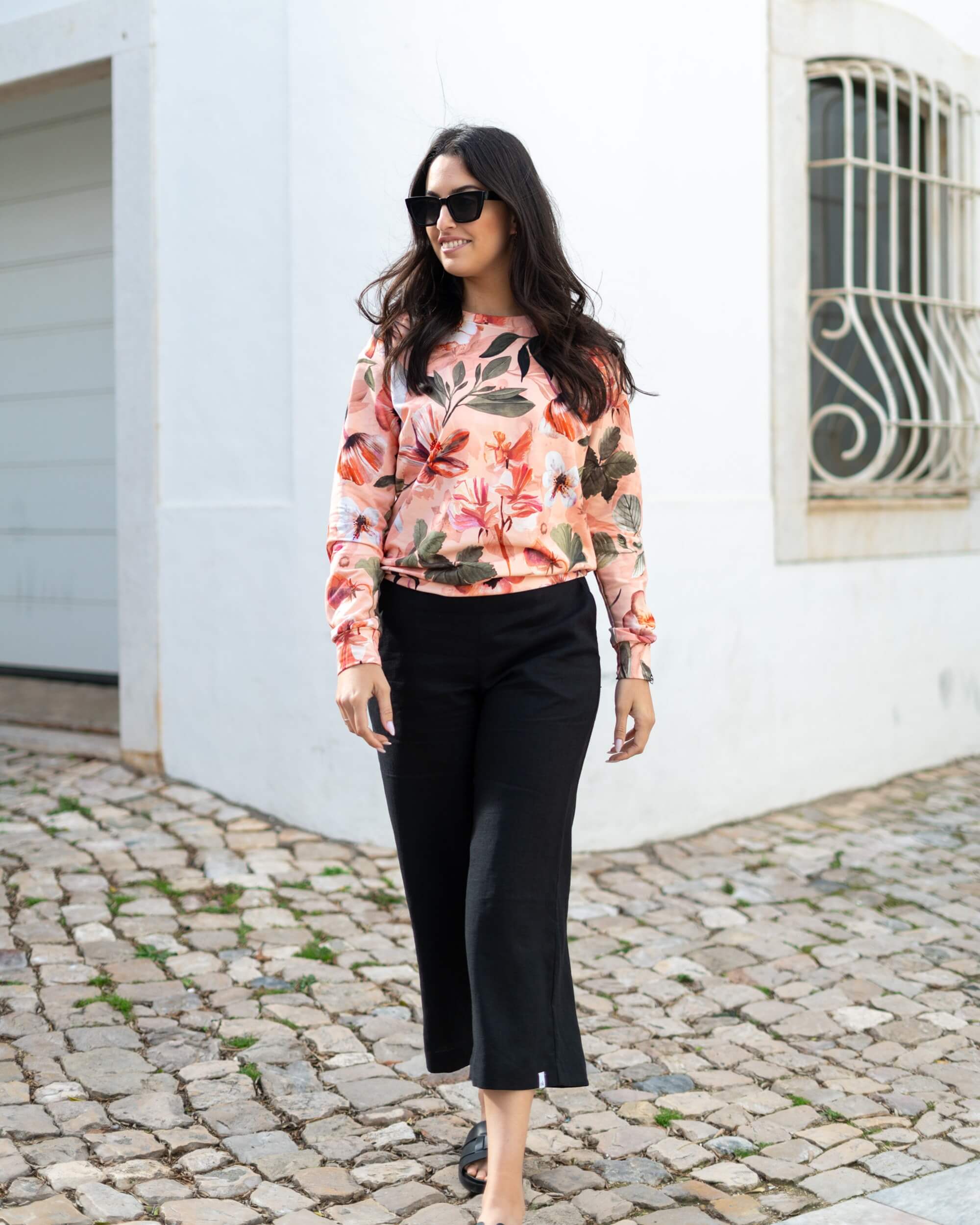 Casual Chic Print Shirt, Siesta