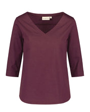 Vera Blouse, Burgundy