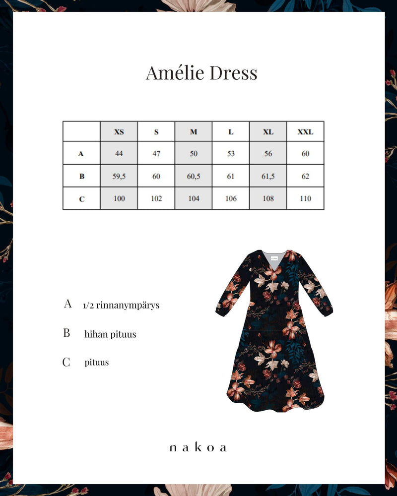 Amélie Dress kerrosmekko, Versailles