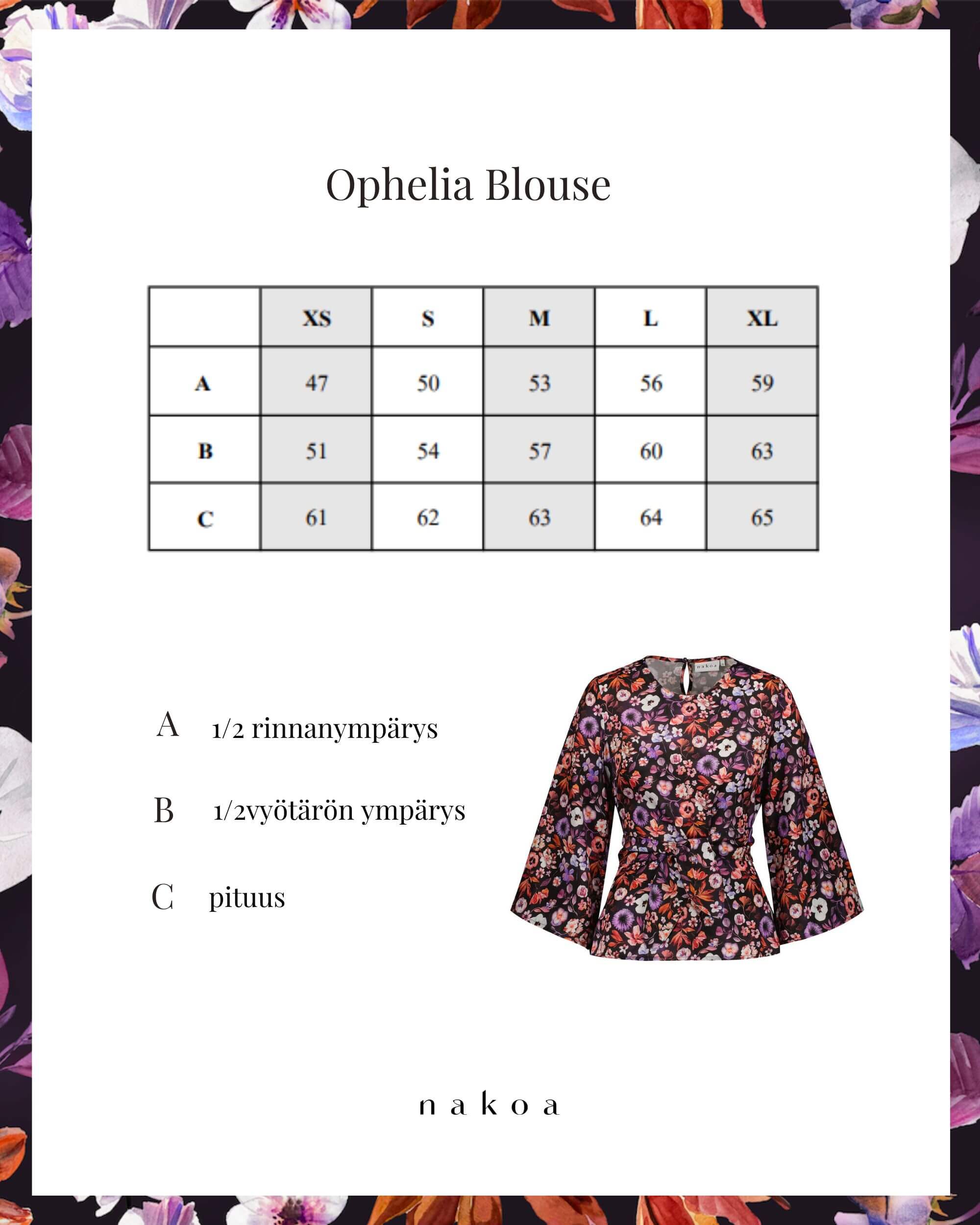 Ophelia Blouse, Violettes
