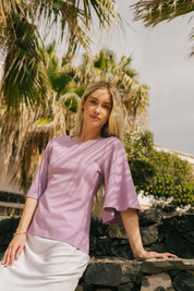 Vivienne Blouse, Crocus Petal