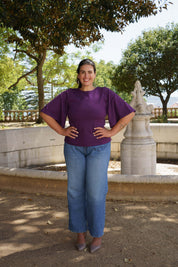 Vivienne Blouse, Purple