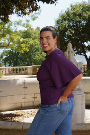 Vivienne Blouse, Purple