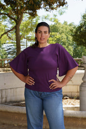 Vivienne Blouse, Purple
