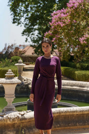 Zoey Dress, Burgundy