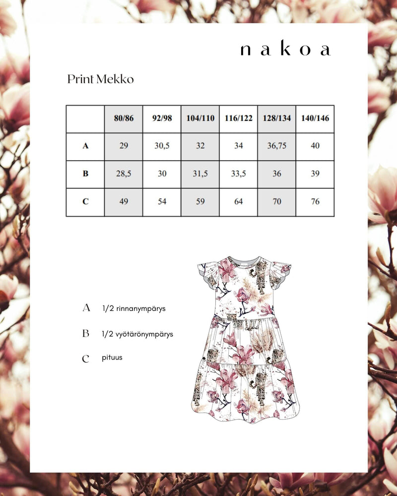 Print Mekko, Magnolia