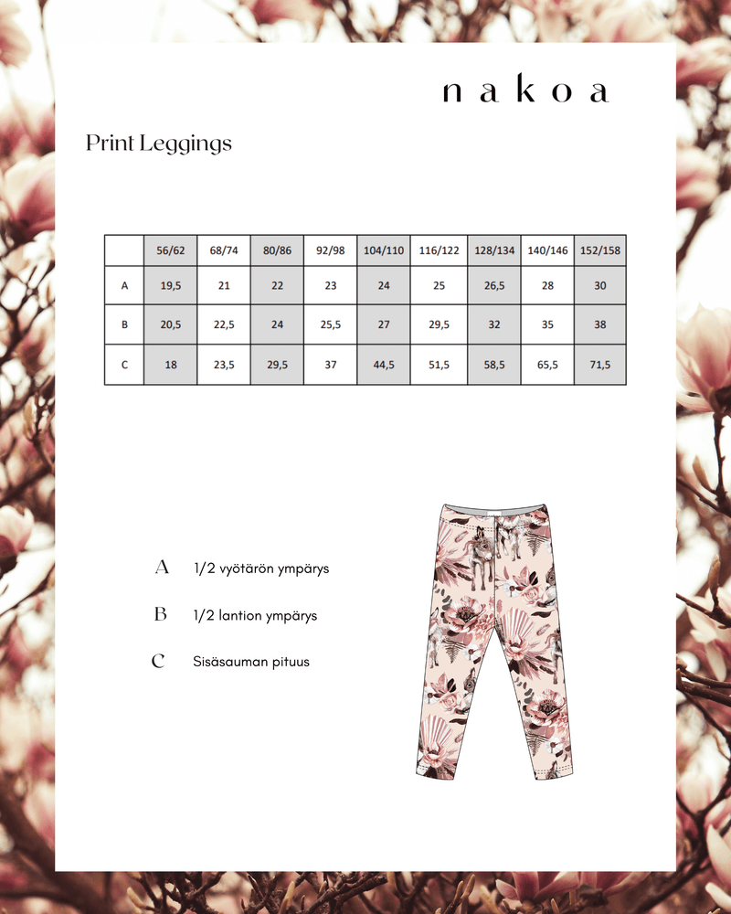 Print leggings, Bohemian Moments