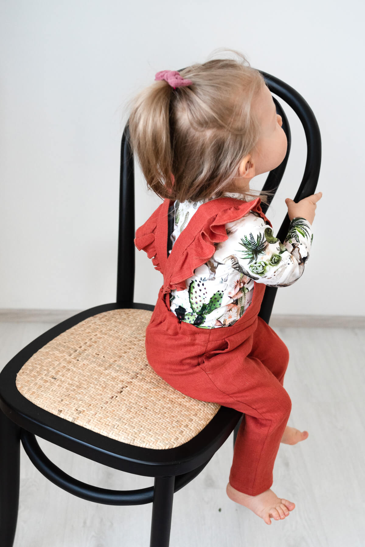 Frill Jumpsuit, Terracotta