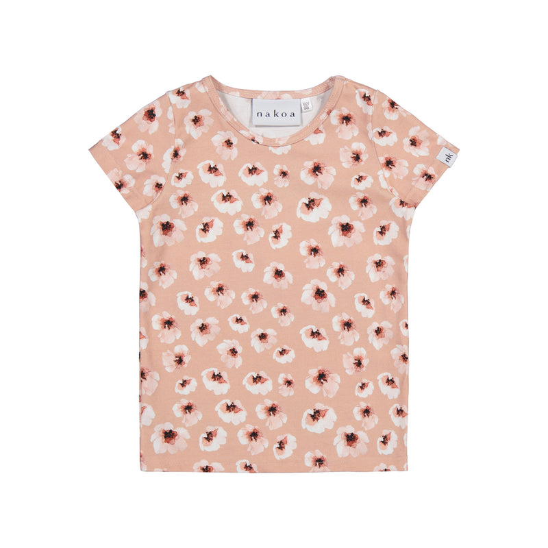 Print T-paita, Blushing Blossoms