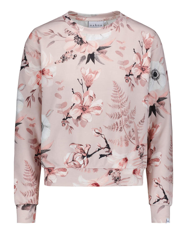 Casual Chic Print Shirt, Rose Lily