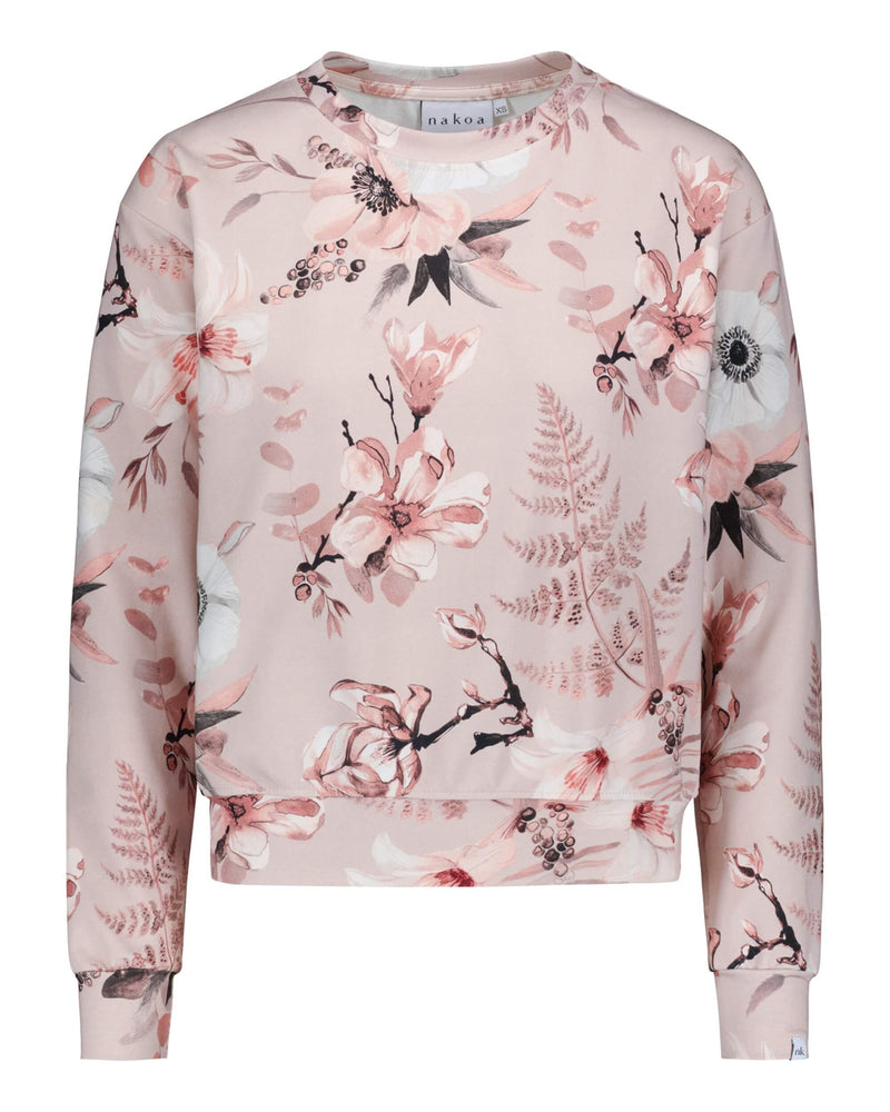 Casual Chic Print Shirt, Rose Lily