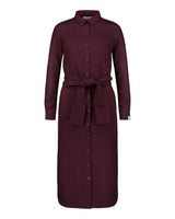 Chloe Linen Dress, Merlot