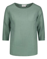 Classic Linen Blouse, Desert Sage