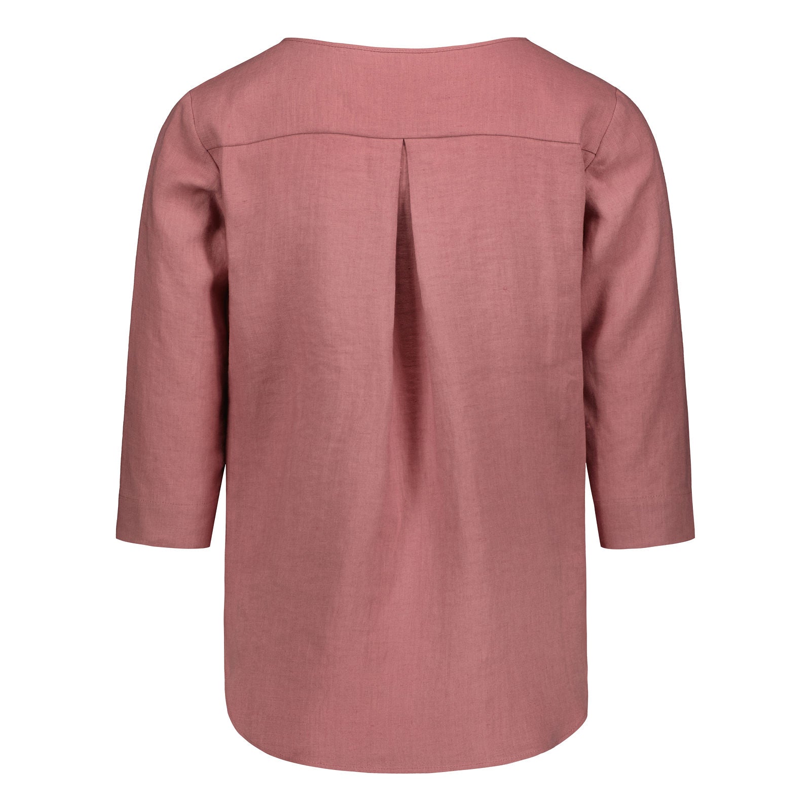 Classic Linen Blouse, Old Rose