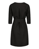 Classic Linen Dress, Black