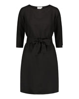 Classic Linen Dress, Black