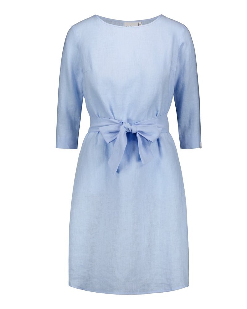 Classic Linen Dress, Sky Blue