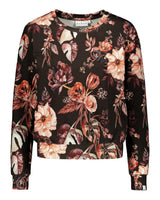 Casual Chic Print Shirt, Harvest Poppies