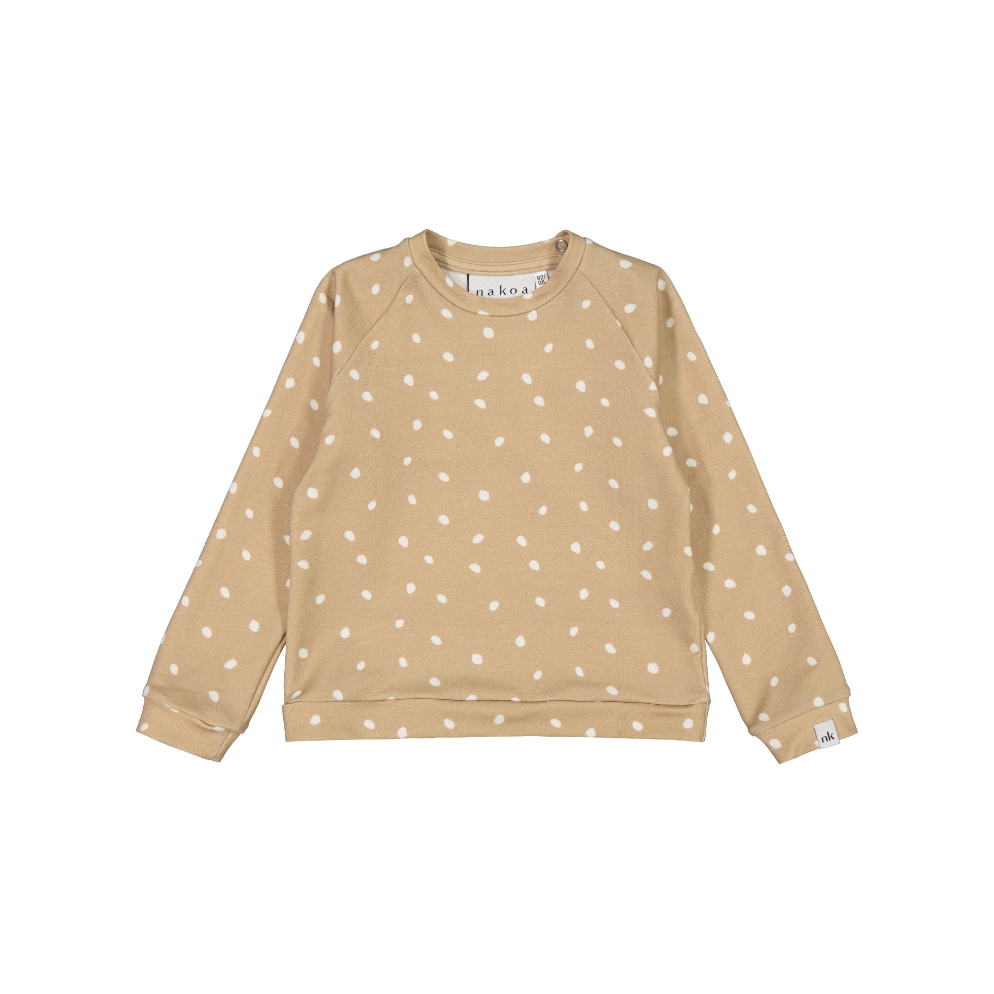 Comfy College Print Shirt, Polka Dot