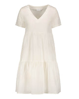 Linen Layered Dress, Coconut Milk