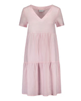 Linen Layered Dress, Rosewater