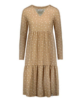 Print Layered Dress, Polka Dot