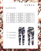 Casual Chic Print Pants. Midnight Lily