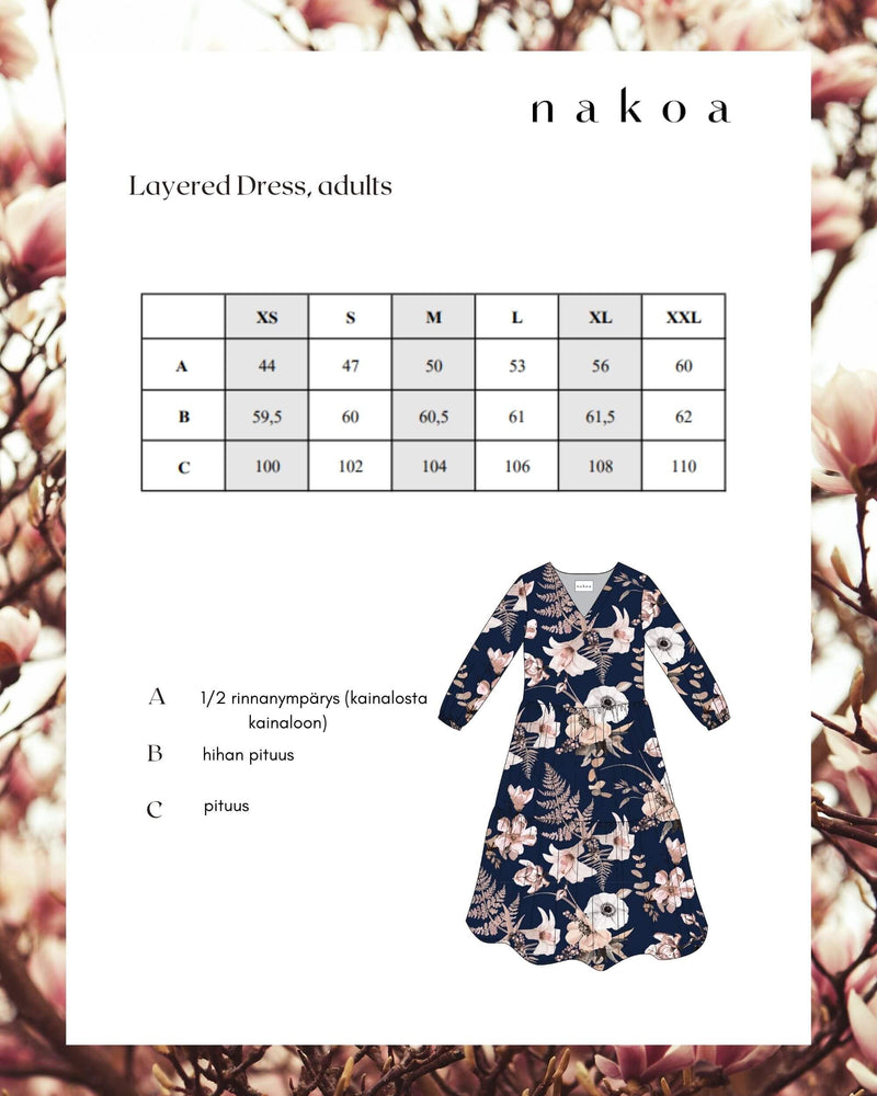Print Kerrosmekko, Midnight Lily