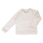 Bequemes College-Shirt, Elfenbein