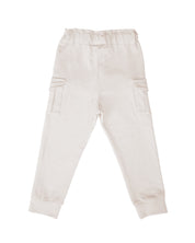 Bequeme Cargohose, Elfenbein