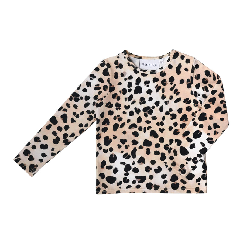 Basic Print Shirt, Leopard