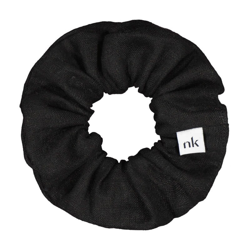 Pellava Scrunchie Black